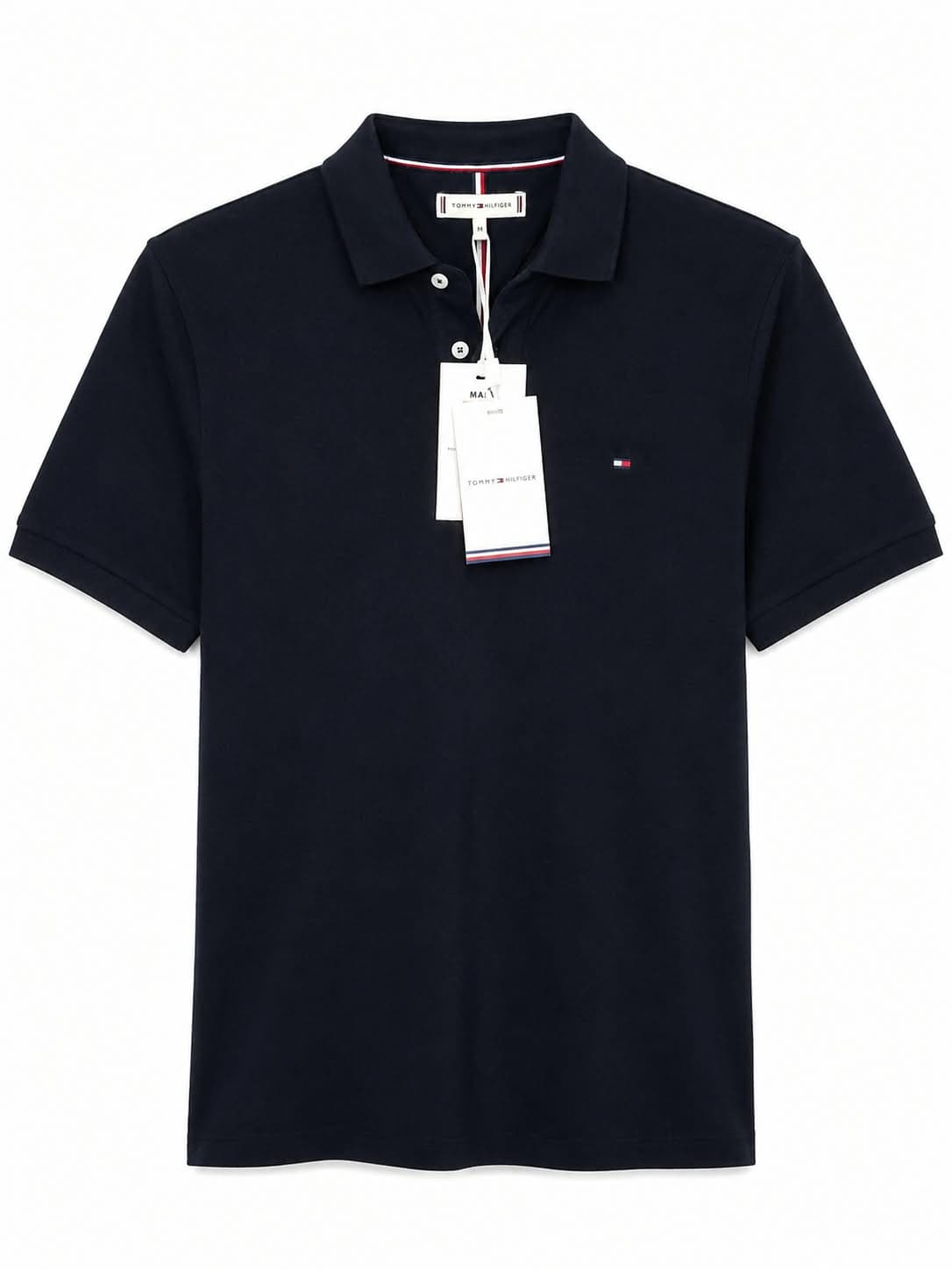 Tommy Hilfiger Тъмносиня поло тениска